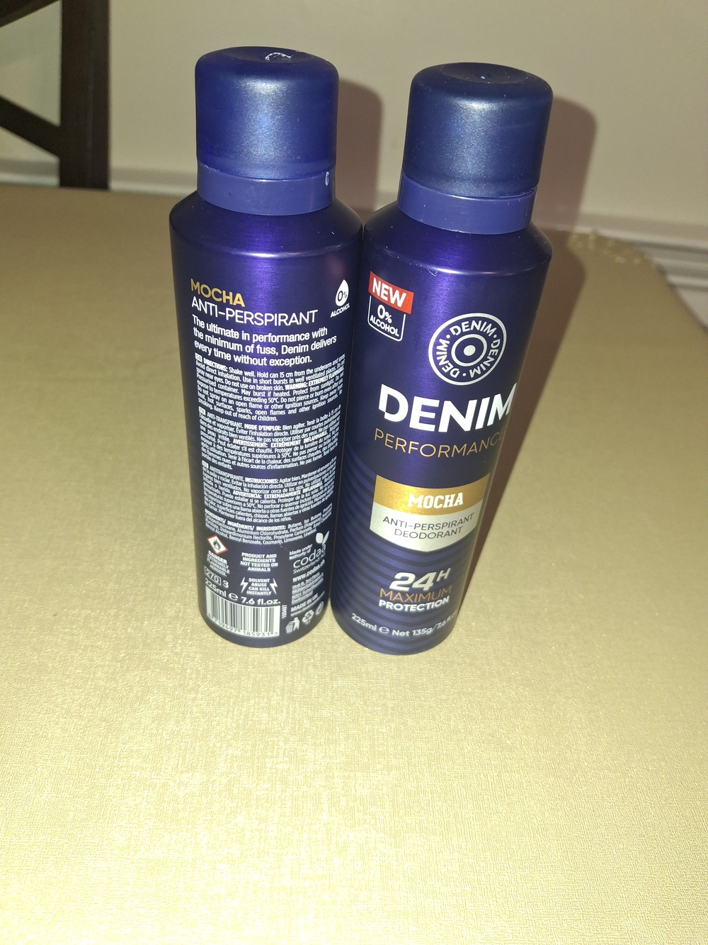 Performance Mocha Antiperspirant Deodorant Spray - Blue
